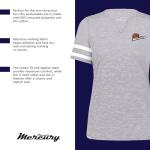 Holloway WNBA Phoenix Mercury Women's Tee - Lightweight Basketball Shirt, Athletic Top for Team Sports & Casual Wear, Multi, Large