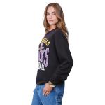 Ultra Game WNBA Official Unisex Super Soft Oversized Crewneck Sweatshirt, Los Angeles Sparks, Sand, Medium