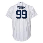 Outerstuff Aaron Judge New York Yankees MLB Kids 4-7 Home Player Jersey (Size: 7, White)