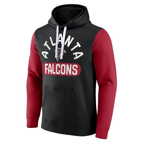 Atlanta Falcons Extra Point Pullover Hoodie - Black