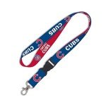 Wincraft MLB Chicago Cubs Lanyard with Detachable Buckle, 3/4"