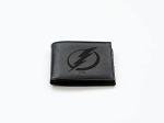 NHL Tampa Bay Lightning Laser Engraved Billfold Wallet, Black
