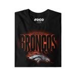 FOCO Denver Broncos NFL Team Logo Floodlight Short Sleeve T-Shirt, Black