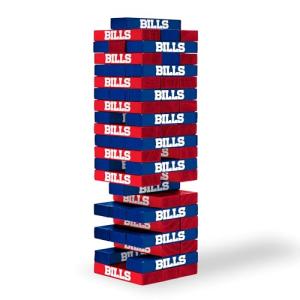 Wild Sports NFL Buffalo Bills Table Top Stackers Game , 3" x 1" x .5"