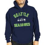 Team Fan Apparel NFL Gameday Adult Hooded Sweatshirt, Pro Football Fleece Hoodie Pullover Sweatshirt (Seattle Seahawks - Navy, Medium)