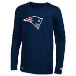 New Era NFL Football Men's Stadium Logo Long Sleeve Performance T-Shirt, New England Patriots, XX-Large