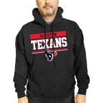 Team Fan Apparel NFL Adult Gameday Charcoal Hooded Sweatshirt - Cotton & Polyester - Stay Warm & Represent Your Team in Style (Houston Texans - Charcoal, Large)