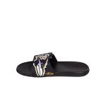 FOCO NFL Baltimore Ravens Mens Cropped Logo Shower Flip Flops Sandals Slides, Logo, XL - 13/14