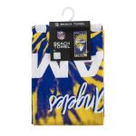 Northwest NFL Los Angeles Rams Unisex-Adult Beach Towel, 30" x 60", Psychedelic