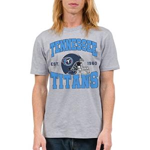 Junk Food NFL - Tennessee Titans - Team Helmet - Officially Licensed Adult Short Sleeve Fan Tee for Men and Women