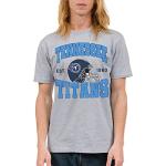 Junk Food NFL - Tennessee Titans - Team Helmet - Officially Licensed Adult Short Sleeve Fan Tee for Men and Women