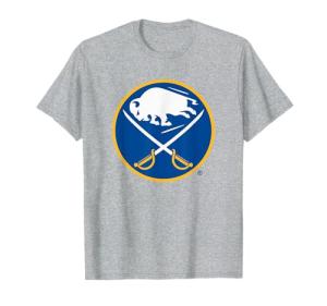 Buffalo Sabres Icon Heather Gray Officially Licensed T-Shirt