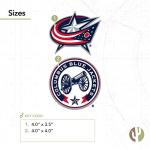 Desert Cactus Columbus Blue Jackets Team NHL National Hockey League Sticker Vinyl Decal Laptop Water Bottle Car Scrapbook (4 inch Sticker)