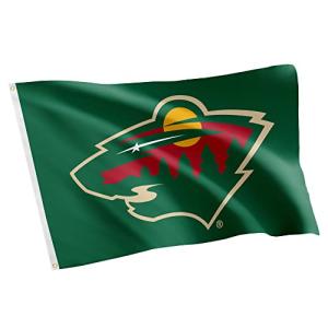 Desert Cactus Minnesota Wild Flag NHL 100% Polyester Indoor Outdoor 3x5 feet National Hockey League Team Flags (Design #2)