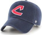 '47 New York Yankees Adjustable Cap Clean Up MLB, Cleveland Guardians - Navy, One Size