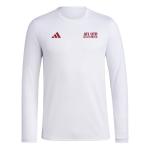 adidas Mens Atlanta United Pre-Game Long Sleeve Soccer T-Shirt,White/Atlanta United,Large