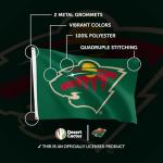 Desert Cactus Minnesota Wild Flag NHL 100% Polyester Indoor Outdoor 3x5 feet National Hockey League Team Flags (Design #2)