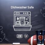 Top Cup NFL Chicago Bears 20 oz Reusable Aluminum Cups 20 Count | Officially Licensed, Durable, Reusable & Recyclable, Made in USA