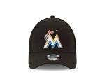 New Era MLB Miami Marlins Junior Team Classic Home 39Thirty Stretch Fit Cap, Black, Child/Youth