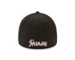 New Era MLB Miami Marlins Junior Team Classic Home 39Thirty Stretch Fit Cap, Black, Child/Youth