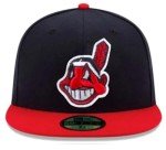 Rare MLB Cleveland Navy Vintage Indians Chief Wahoo Guardians Fitted Authentic Collection 59Fifty Hat Cap (US, Numeric, 7 1/4, Navy Red XL Logo 1997 World Series SidePatch)