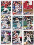 2018 Topps Opening Day Baseball Series Complete Mint 200 Card Set with Rookies and Stars including Bryce Harper, Mike Trout, Kris Bryant, Shohei Otani plus