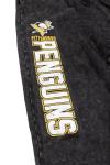 Calhoun NHL Mens Acid Wash Cotton Fleece Athletic Jogger Style Sweatpants (Small, Pittsburgh Penguins)