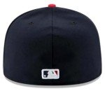 Rare MLB Cleveland Navy Vintage Indians Chief Wahoo Guardians Fitted Authentic Collection 59Fifty Hat Cap (US, Numeric, 7 1/4, Navy Red XL Logo 1997 World Series SidePatch)