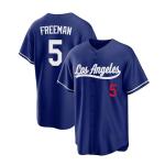Custom Mens/Women/Youth Los Angeles Navy Freddie Freeman Baseball Stitched T-Shirt for Sports Fan