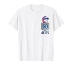 Mookie Betts Los Angeles Baseball Pocket Tee MLBPA T-Shirt