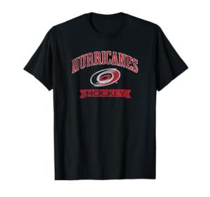 Carolina Hurricanes Vintage Hockey Black Officially Licensed T-Shirt