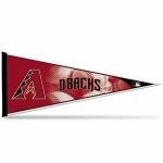 Arizona Diamondbacks Soft Felt Pennant, Primary Design, 12x30 Inch, Easy To Hang, Officially Licensed, Made in the USA