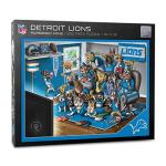 YouTheFan unisex adult Detroit Lions Purebred Fans 500pc Puzzle A Real Nailbiter , Team Colors, 500 Piece US
