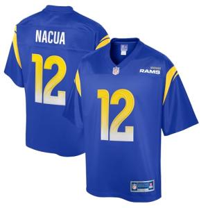 NFL PRO LINE Men's Puka Nacua Royal Los Angeles Rams Team Jersey
