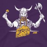 Smack Apparel Let's Eat T-Shirt for Minnesota Football Fans (SM-5XL) (Purple Soft Style Short Sleeve, X-Large)