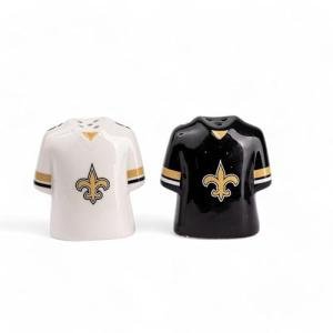 The Memory Company Officially Licensed Team Jersey Salt n Pepper Shakers, New Orleans Saints