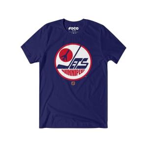 Winnipeg Jets NHL Mens 1979 Retro Logo T-Shirt - Team Navy - XL