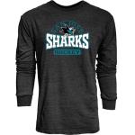 San Jose Sharks NHL Officially Licensed Tri-Blend Long Sleeve T-Shirt Beards, Large