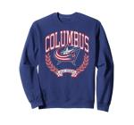 Columbus Blue Jackets Vintage Victory Navy Licensed Sweatshirt