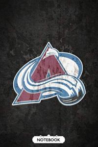 NHL Notebook : Colorado Avalanche Lined Notebook Journal Blank Ruled Writing Journal