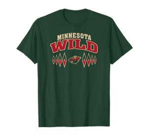 Minnesota Wild Split Green NHL Officially Licensed T-Shirt