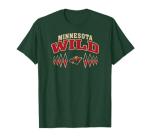 Minnesota Wild Split Green NHL Officially Licensed T-Shirt