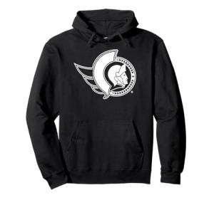 Ottawa Senators Two Tone Black NHL Officially Licensed Pullover Hoodie