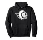 Ottawa Senators Two Tone Black NHL Officially Licensed Pullover Hoodie