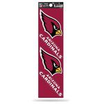 Rico Industries NFL Arizona Cardinals Die Cut 4-Piece The Quad Sticker Sheet