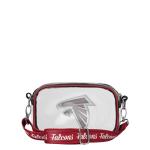 FOCO Atlanta Falcons NFL Team Stripe Clear Crossbody Bag