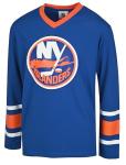 NHL Kids Youth 4-20 Official Power Play Long Sleeve Team Jersey (US, Numeric, 14, 16, New York Islanders - Blue, New York Islanders)