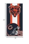Northwest NFL Chicago Bears Unisex-Adult Beach Towel, 30" x 60", Zone Read