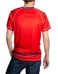 Calhoun NHL Mens Loose Fit Performance Quick Dry Rash Guard Short Sleeve Shirt (Washington Capitals, X-Large)