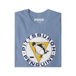 Pittsburgh Penguins NHL Mens 1967 Retro Logo T-Shirt - Carolina Blue - L